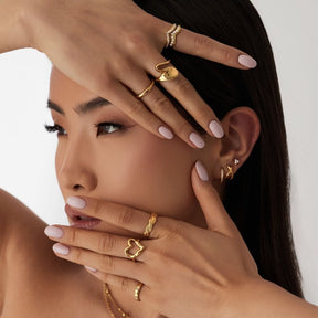 Urbanti Stainless Steel Curious Ring