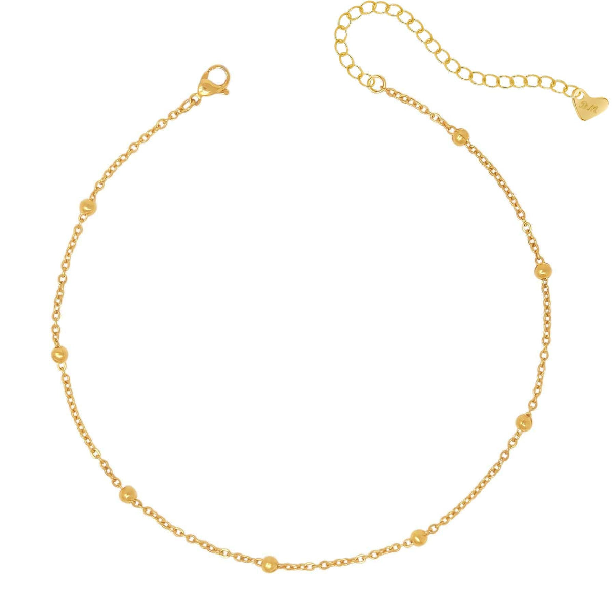 Urbanti Stainless Steel Dainty Ball Choker / Necklace