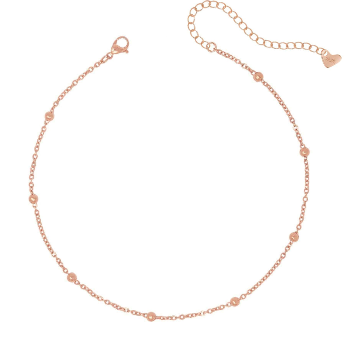 Urbanti Stainless Steel Dainty Ball Choker / Necklace