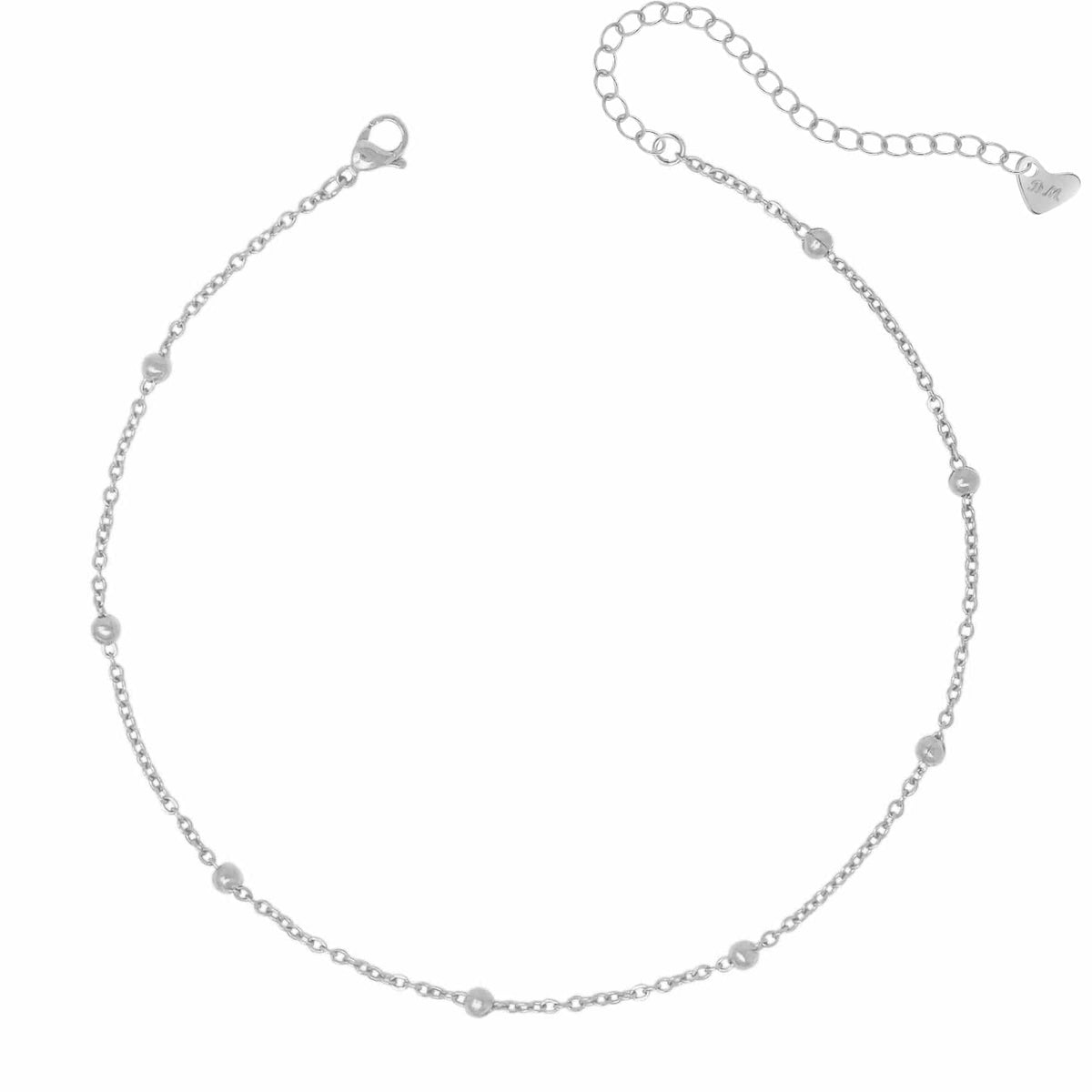 Urbanti Stainless Steel Dainty Ball Choker / Necklace