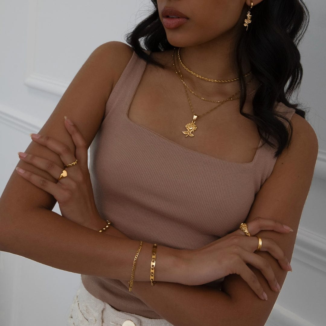 Urbanti Stainless Steel Dainty Figaro Bracelet