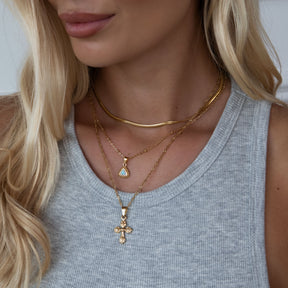 Urbanti Stainless Steel Dainty Herringbone Choker / Necklace