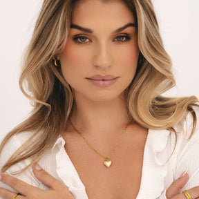 Urbanti Stainless Steel Dannie Mini Heart Locket Necklace