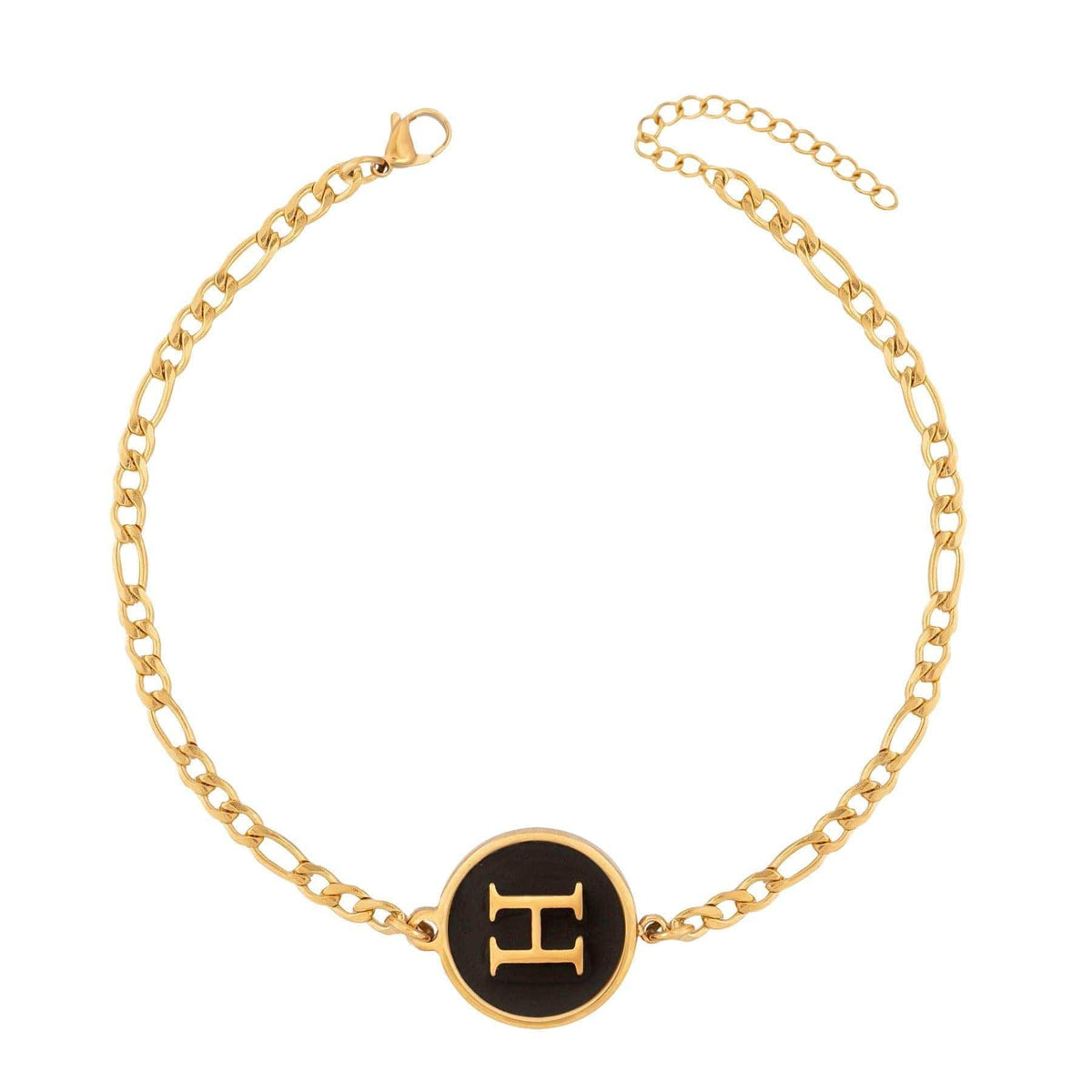Urbanti Stainless Steel Desire Initial Bracelet Gold / A