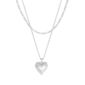 Urbanti Stainless Steel Devoted Layered Necklace