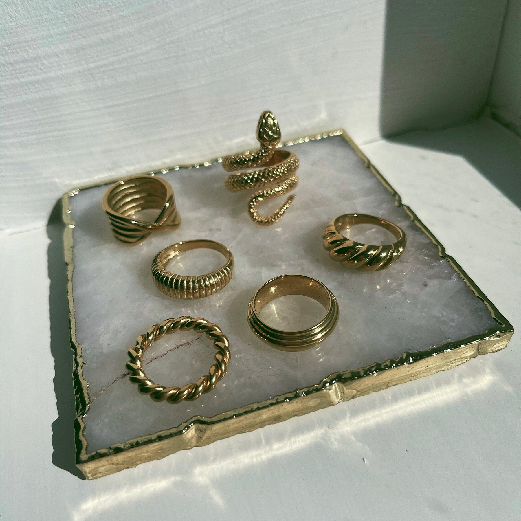 Urbanti Stainless Steel Dome Ring