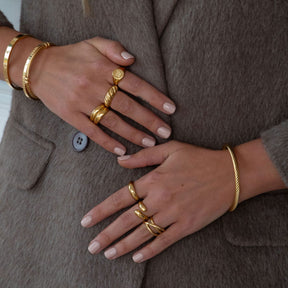 Urbanti Stainless Steel Dome Ring