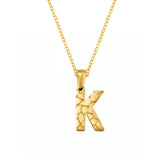 Urbanti Stainless Steel Dorothy Initial Necklace Gold / A
