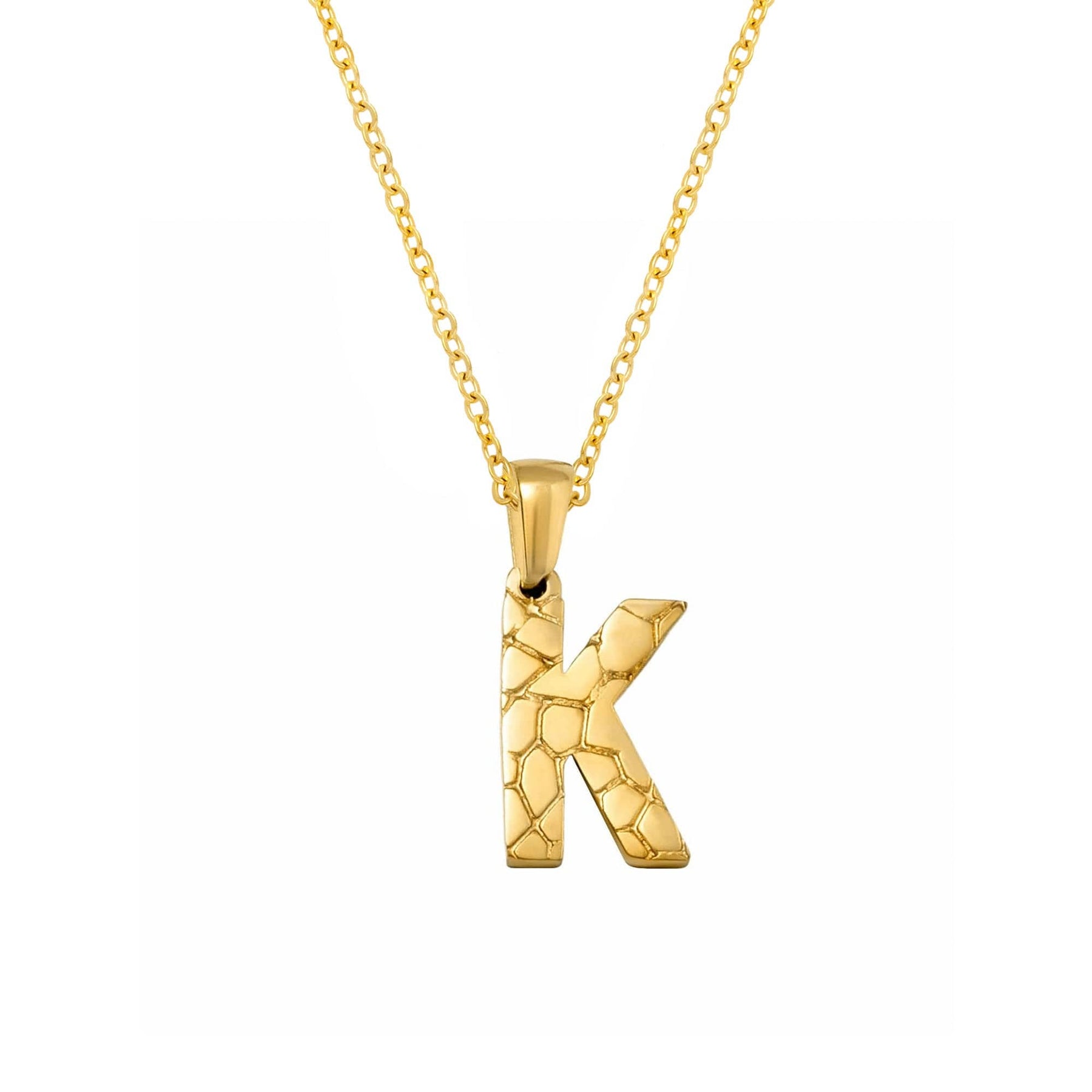 Urbanti Stainless Steel Dorothy Initial Necklace Gold / A