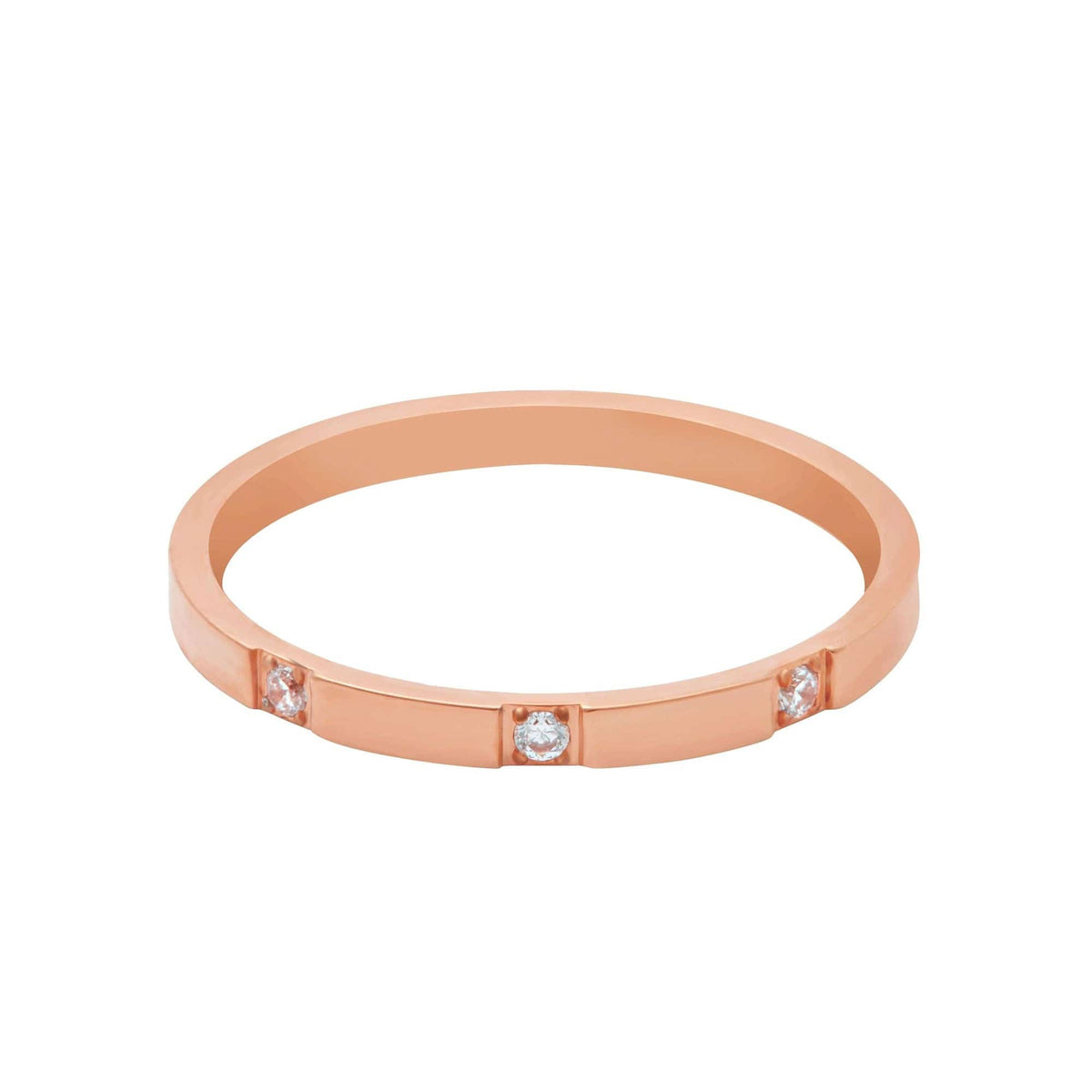 Urbanti Stainless Steel Dream Ring Rose Gold / US 4 / UK H / EUR 46 / (xxsmall)