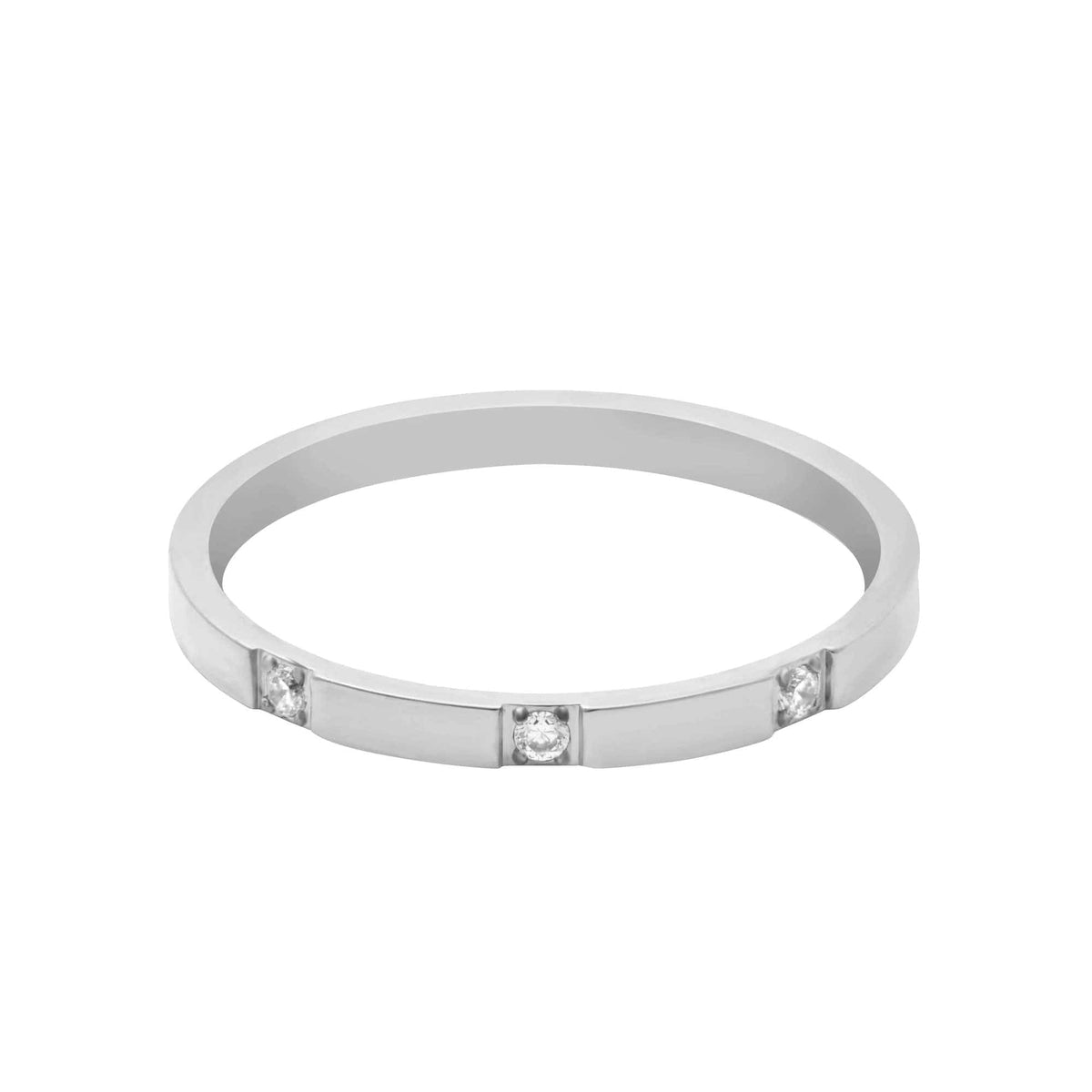 Urbanti Stainless Steel Dream Ring Silver / US 4 / UK H / EUR 46 / (xxsmall)