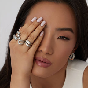 Urbanti Stainless Steel Dune Ring