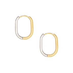 Urbanti Stainless Steel Echo Hoop Earrings