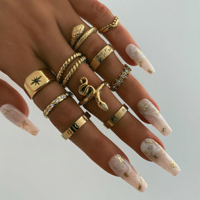 Urbanti Stainless Steel Eclipse Moon Ring