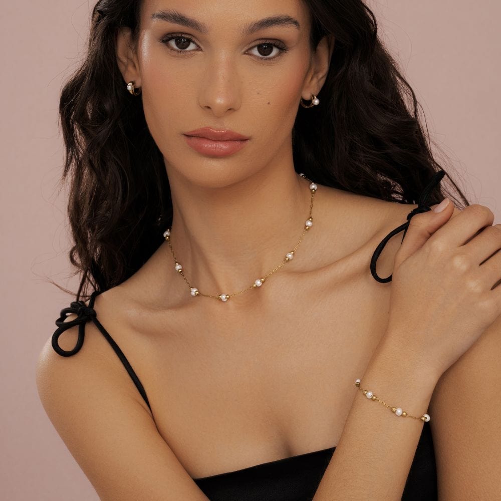 Urbanti Stainless Steel Eden Pearl Bracelet