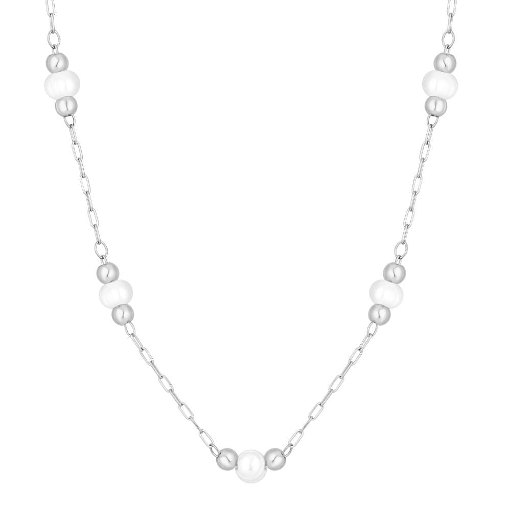 Urbanti Stainless Steel Eden Pearl Necklace
