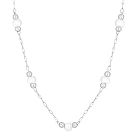Urbanti Stainless Steel Eden Pearl Necklace