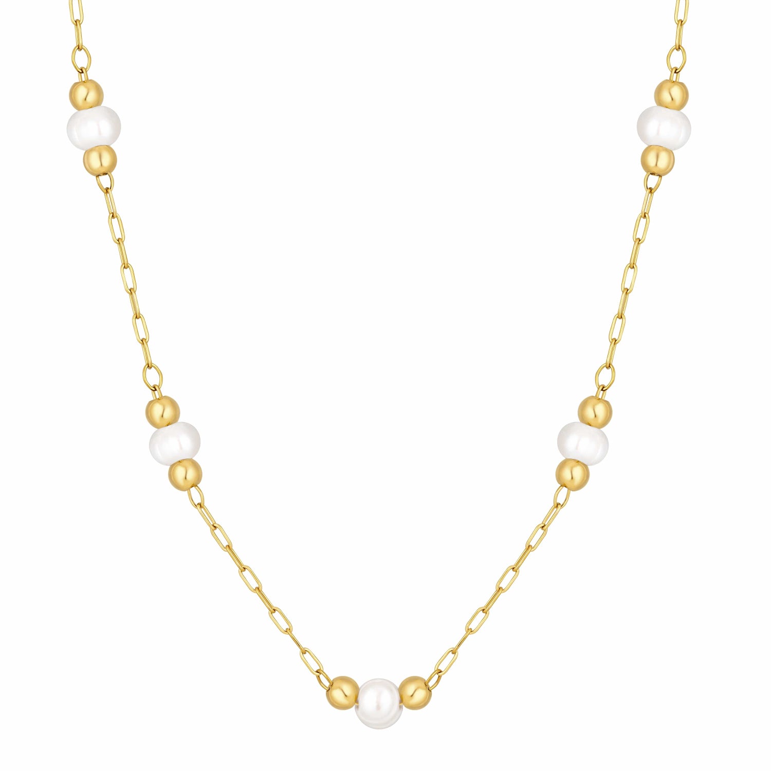 Urbanti Stainless Steel Eden Pearl Necklace