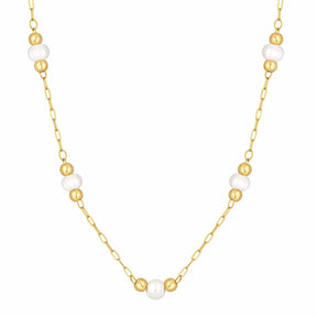 Urbanti Stainless Steel Eden Pearl Necklace