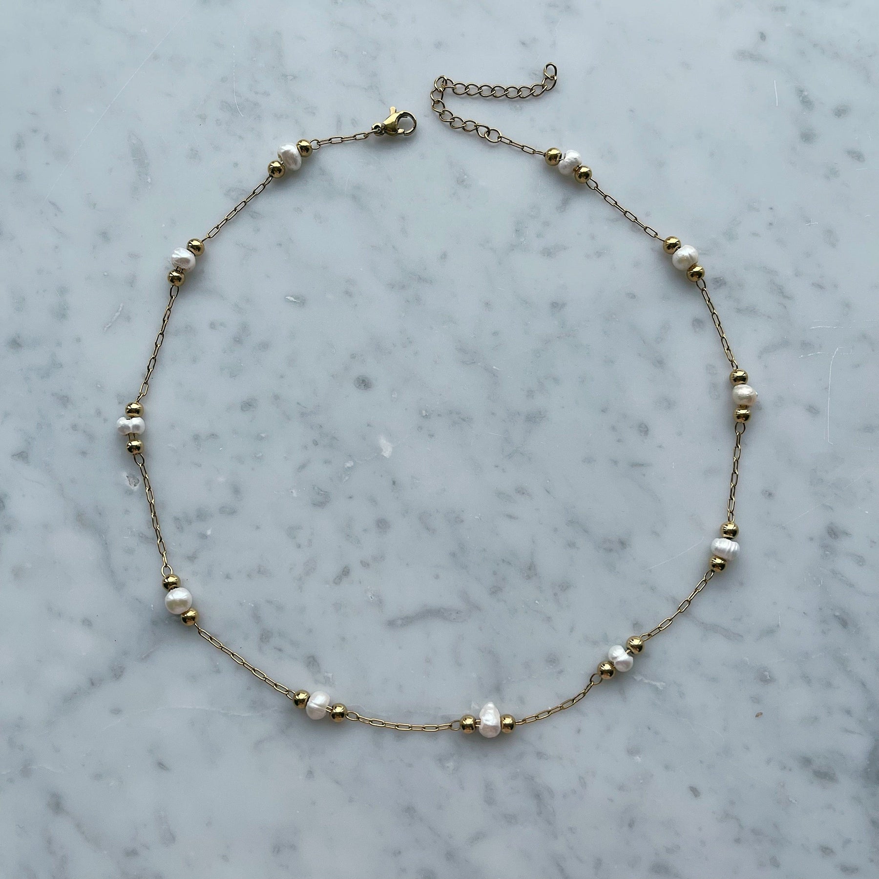 Urbanti Stainless Steel Eden Pearl Necklace