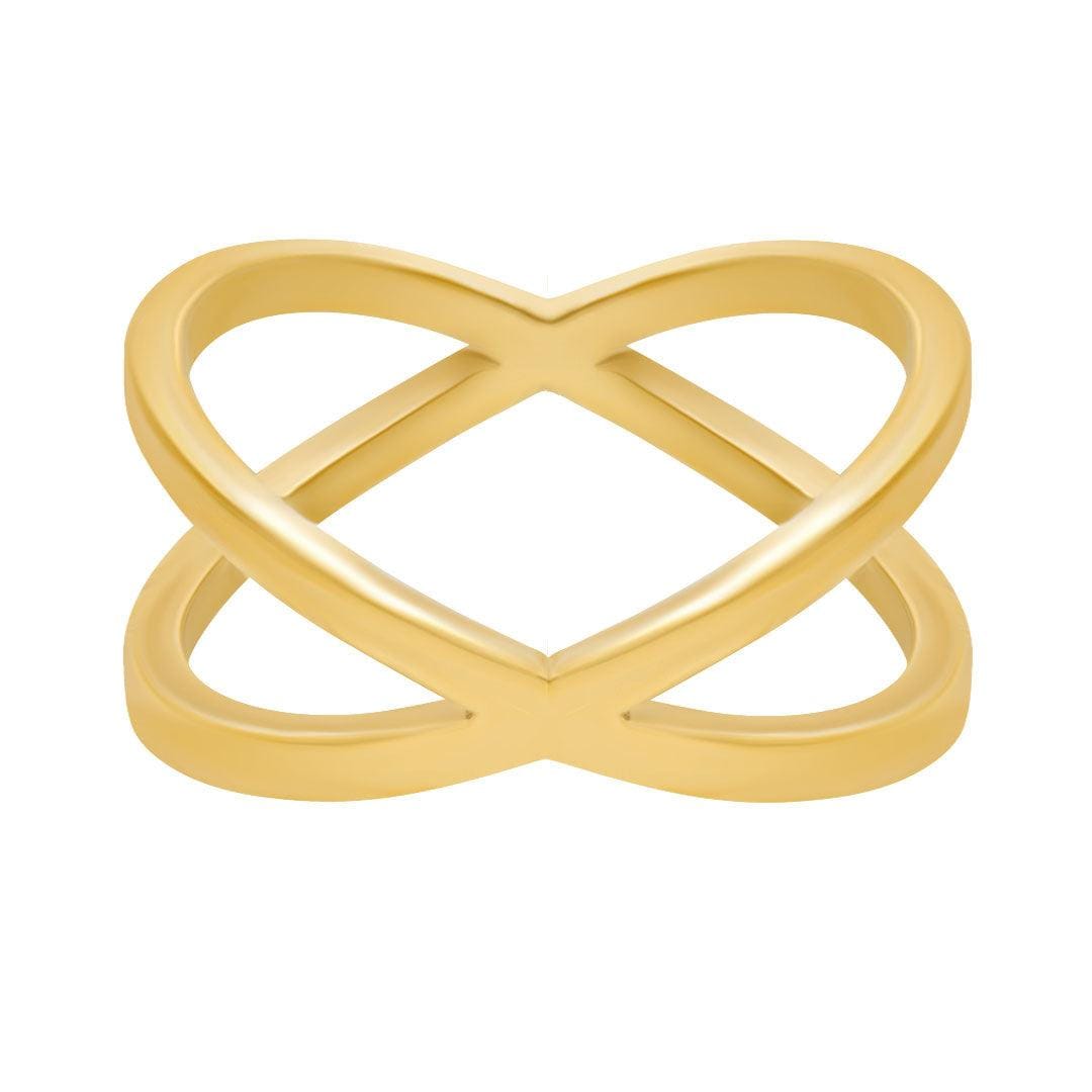 Urbanti Stainless Steel Ego Ring Gold / US 7 / UK N / EUR 54 (medium)