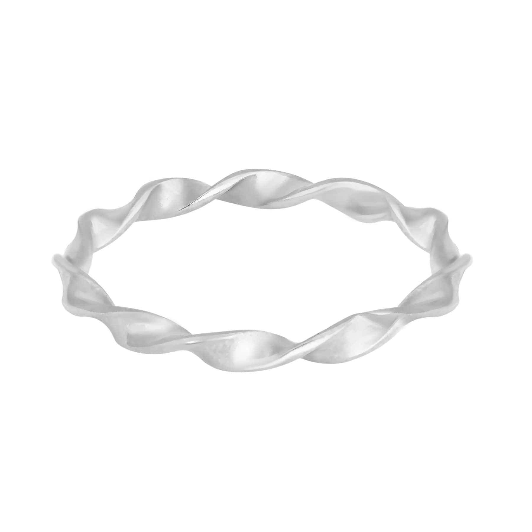 Urbanti Stainless Steel Eleanor Ring Silver / US 5 / UK J / EUR 49 (x small)