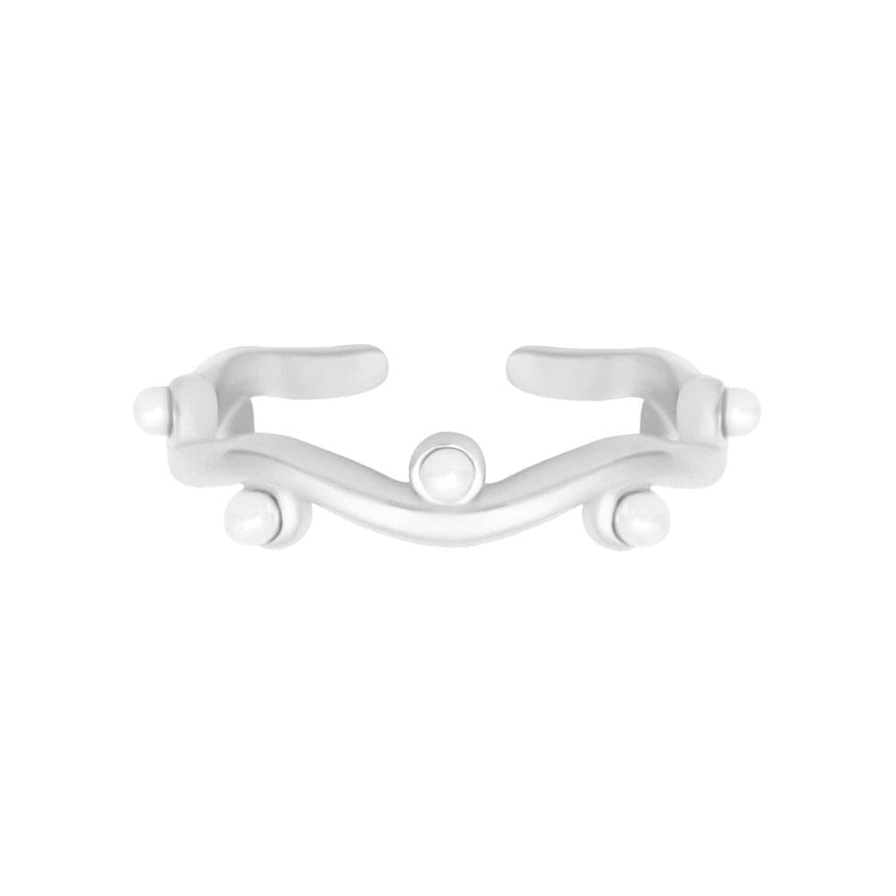 Urbanti Stainless Steel Eliza Pearl Ring