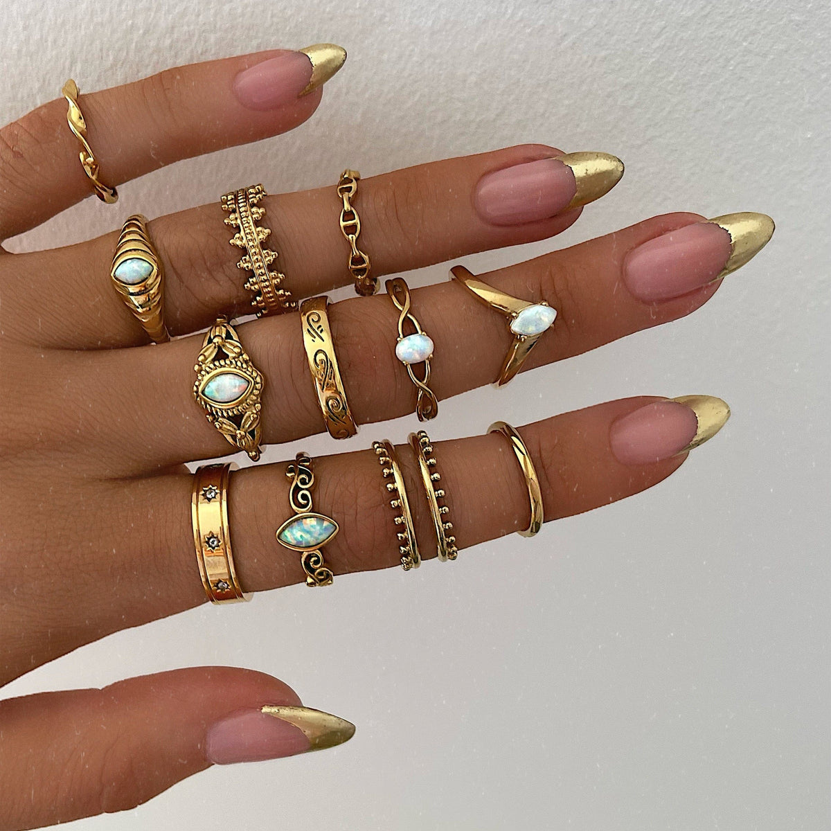 Urbanti Stainless Steel Elodie Opal Ring