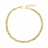 Urbanti Stainless Steel Elsie Peridot Bracelet Gold