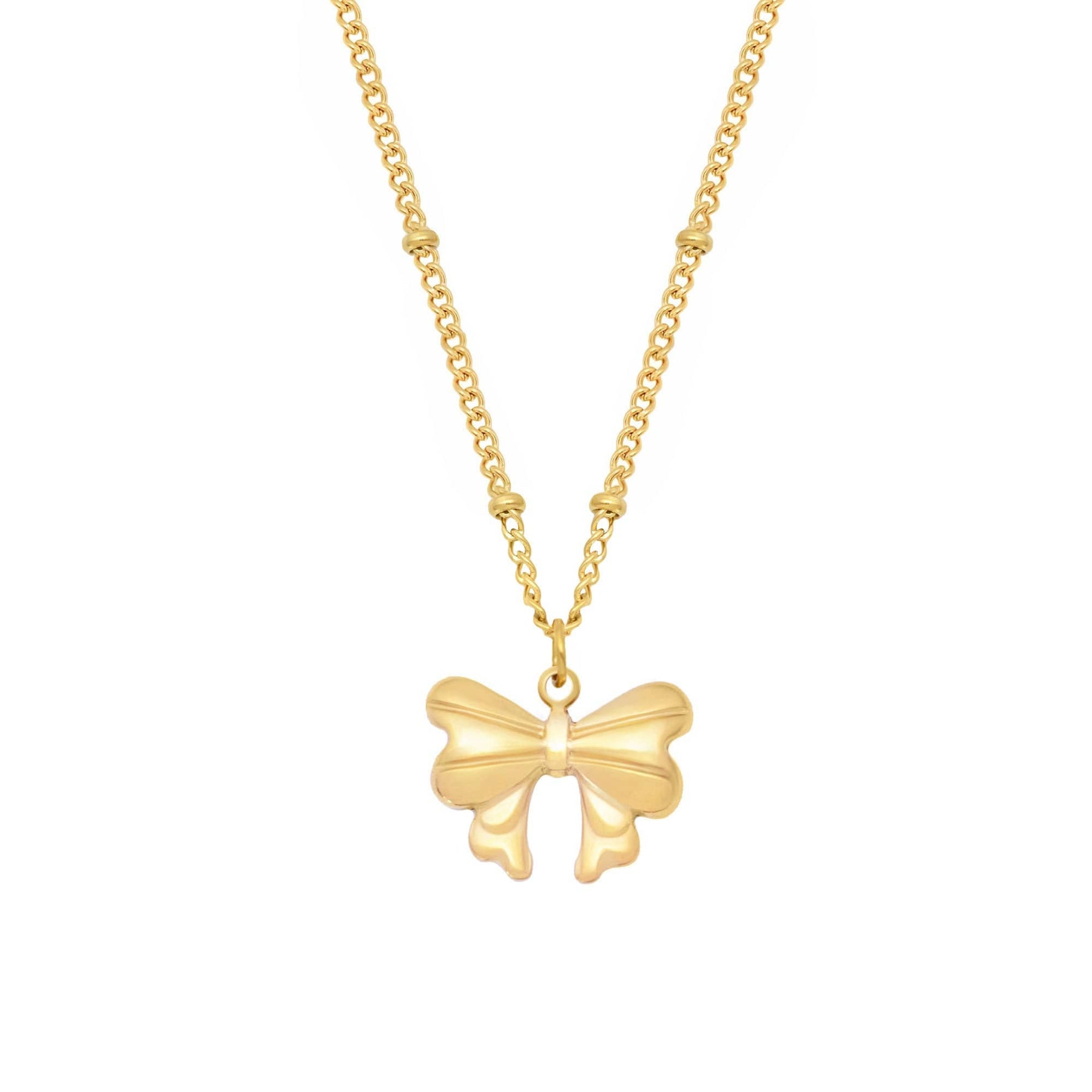 Urbanti Stainless Steel Emma Bow Necklace
