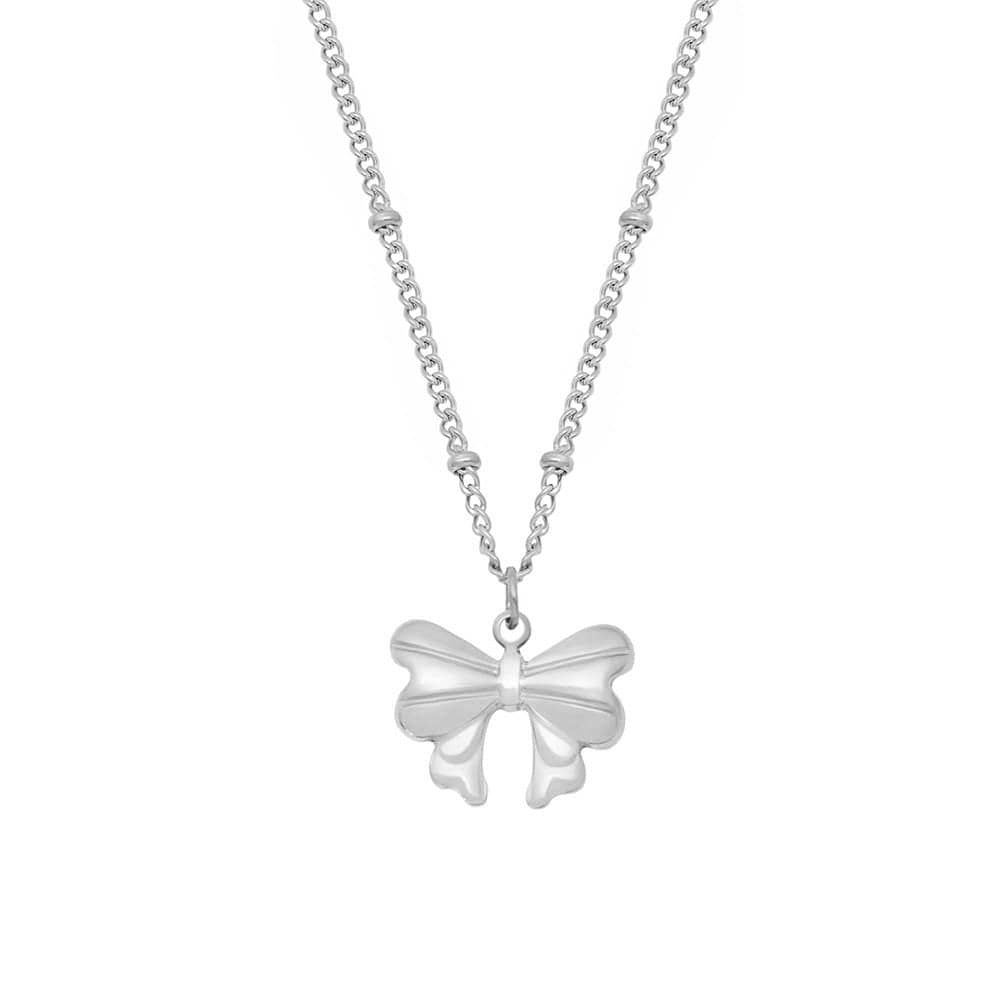 Urbanti Stainless Steel Emma Bow Necklace