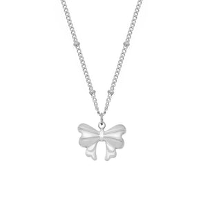 Urbanti Stainless Steel Emma Bow Necklace