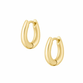 Urbanti Stainless Steel Empire Hoop Earrings