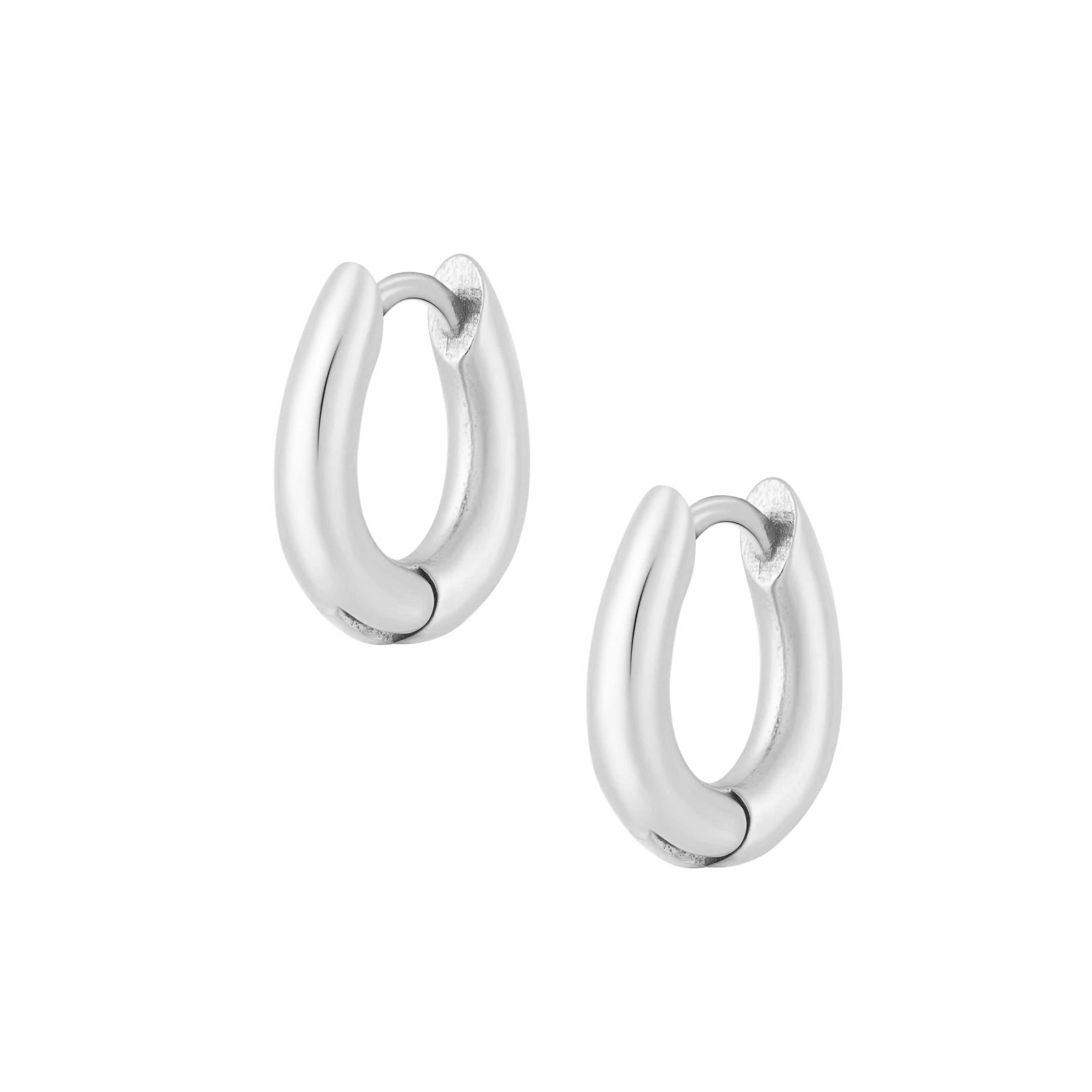 Urbanti Stainless Steel Empire Hoop Earrings