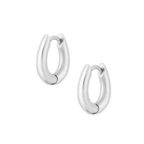 Urbanti Stainless Steel Empire Hoop Earrings