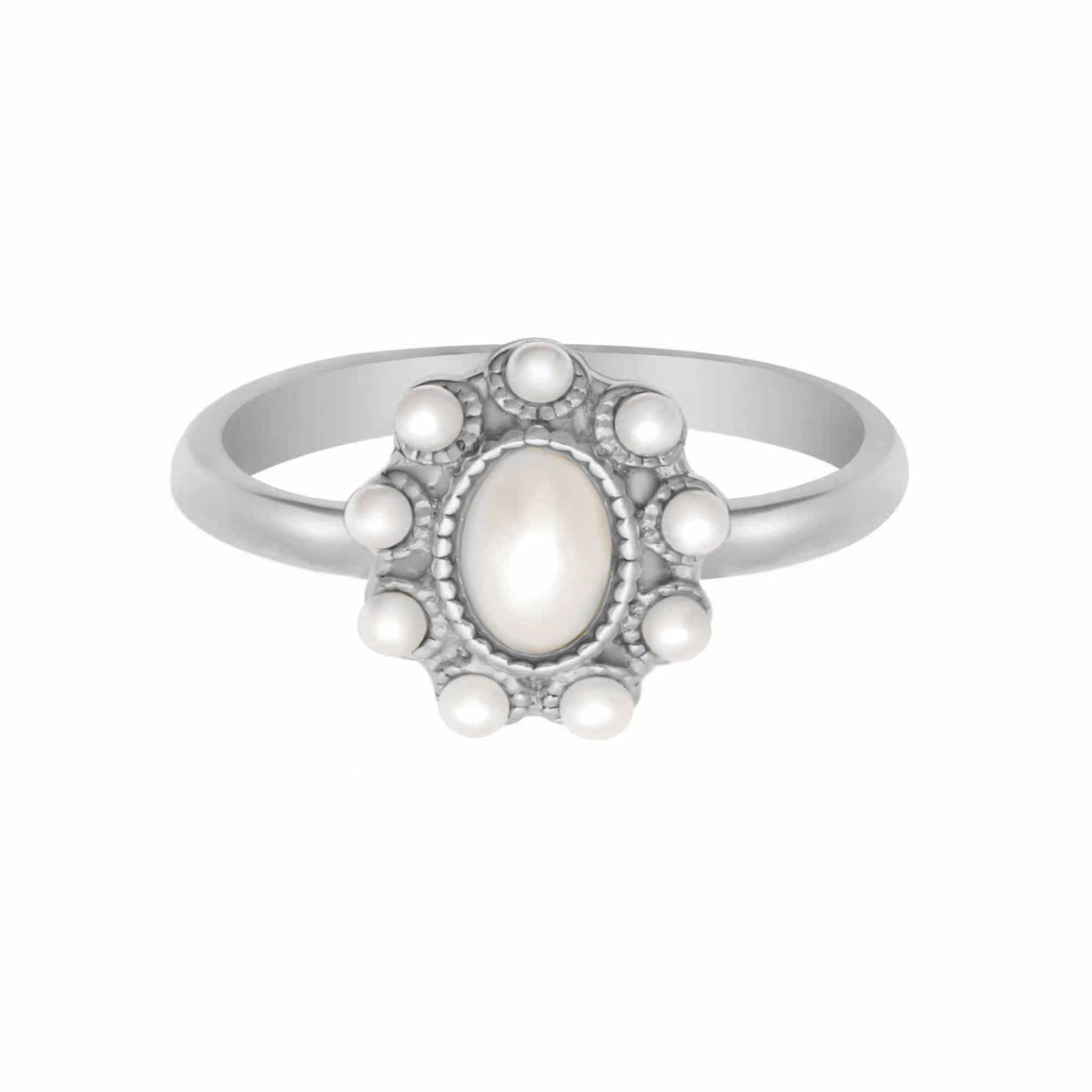 Urbanti Stainless Steel Enchanted Pearl Ring