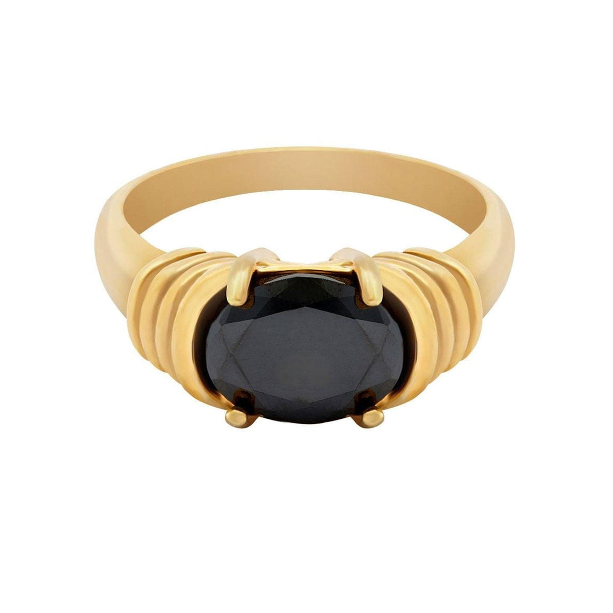 Urbanti Stainless Steel Epiphany Ring Gold / US 6 / UK L / EUR 51 (small)