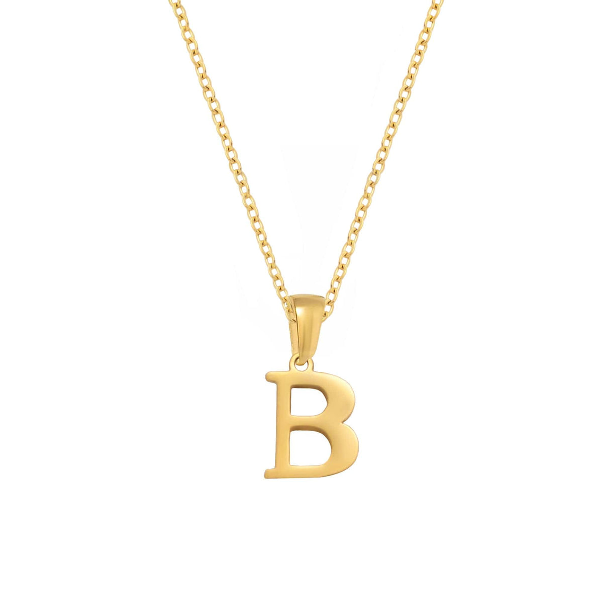 Urbanti Stainless Steel Epitome Initial Necklace