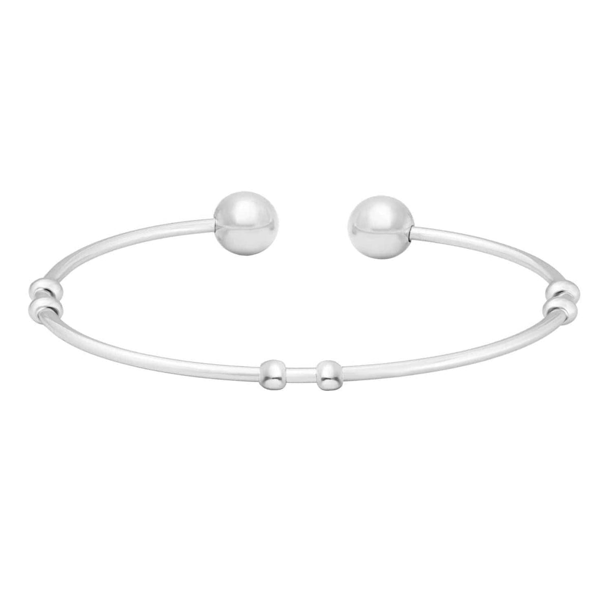 Urbanti Stainless Steel Esquire Cuff Bracelet Silver