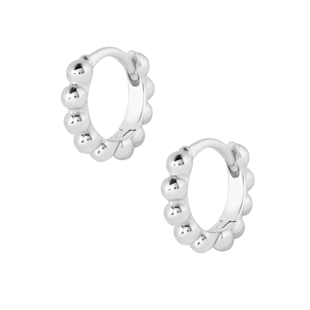 Urbanti Stainless Steel Fate Hoop Earrings