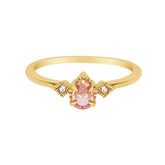 Urbanti Stainless Steel Faye Ring Gold / US 5 / UK J / EUR 49 (x small)