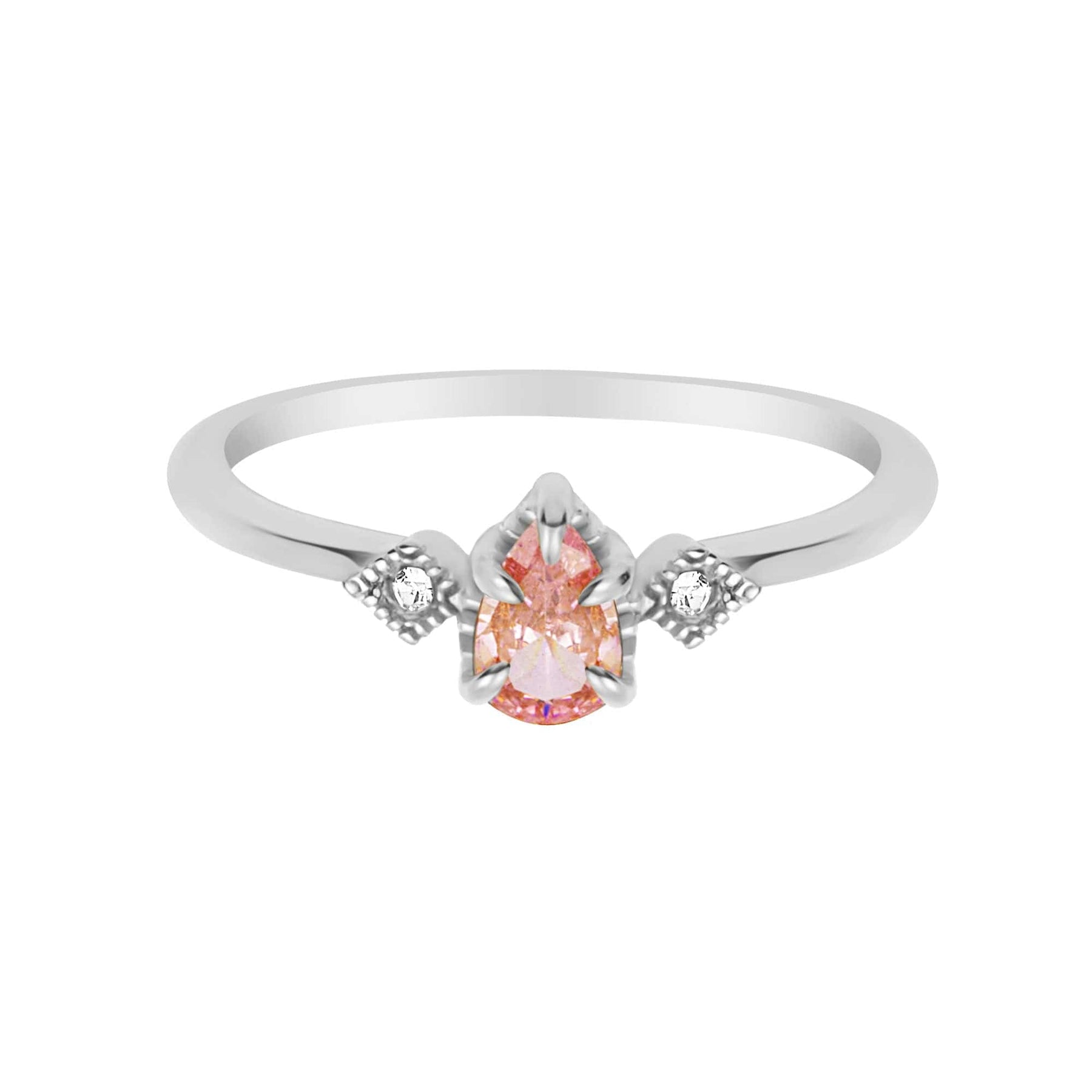 Urbanti Stainless Steel Faye Ring Silver / US 5 / UK J / EUR 49 (x small)