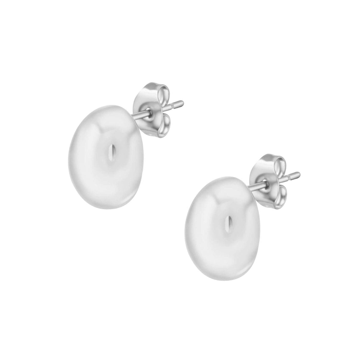 Urbanti Stainless Steel Florence Stud Earrings Silver