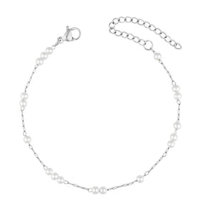 Urbanti Stainless Steel Forever Yours Pearl Bracelet