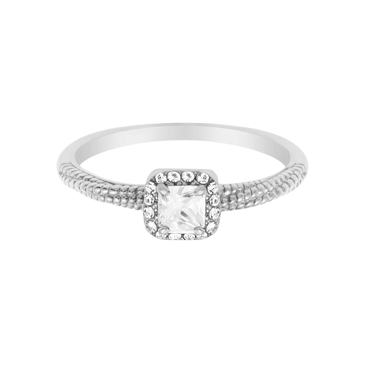 Urbanti Stainless Steel Fortune Ring Silver / US 5 / UK J / EUR 49 (x small)