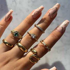 Urbanti Stainless Steel Fortune Ring