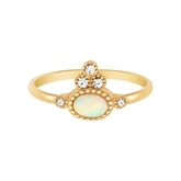 Urbanti Stainless Steel Free Spirit Opal Ring