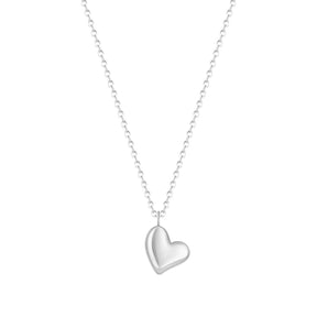 Urbanti Stainless Steel From The Heart Necklace