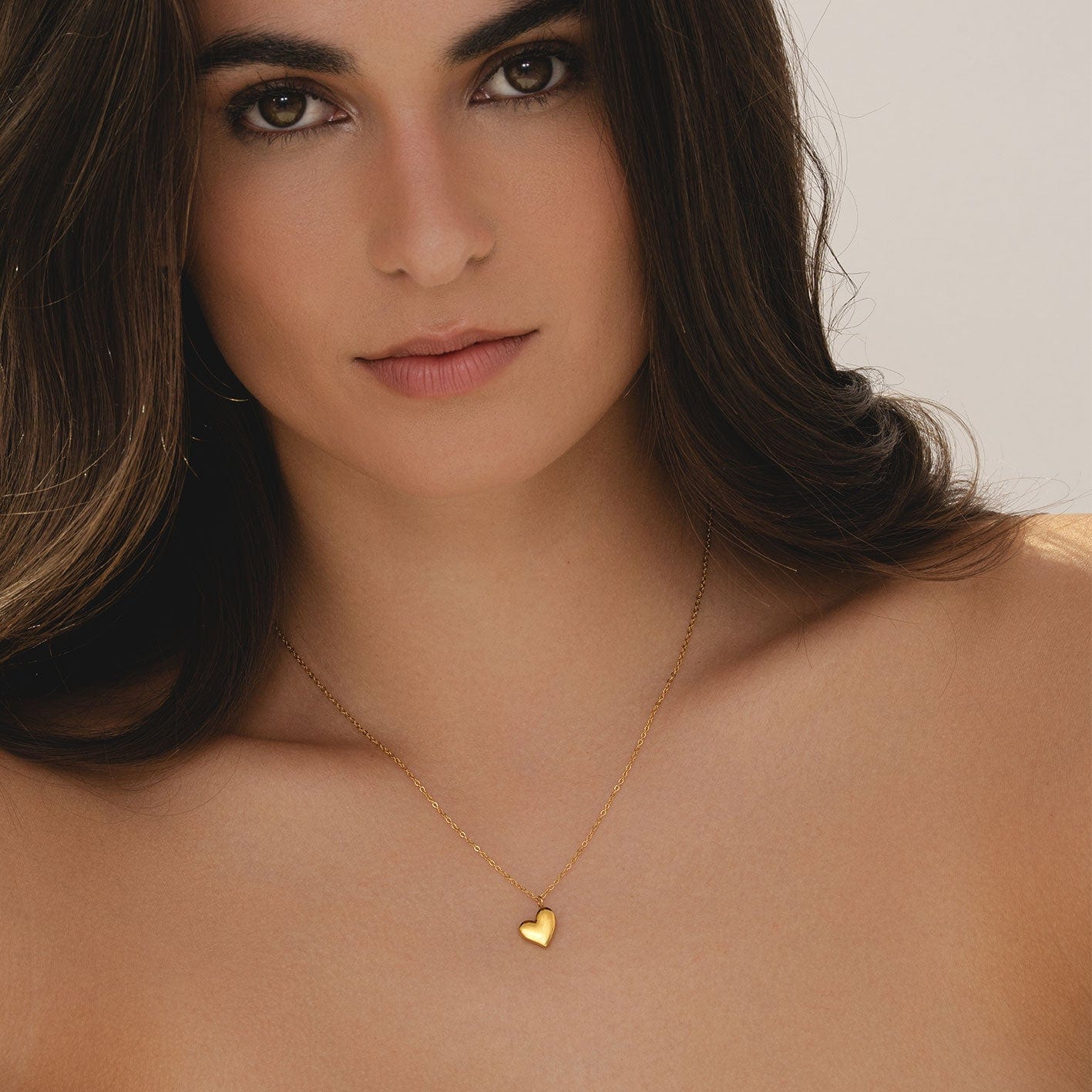 Urbanti Stainless Steel From The Heart Necklace