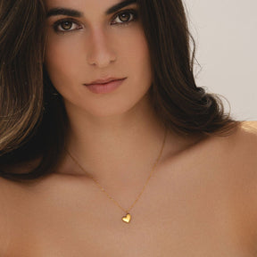 Urbanti Stainless Steel From The Heart Necklace